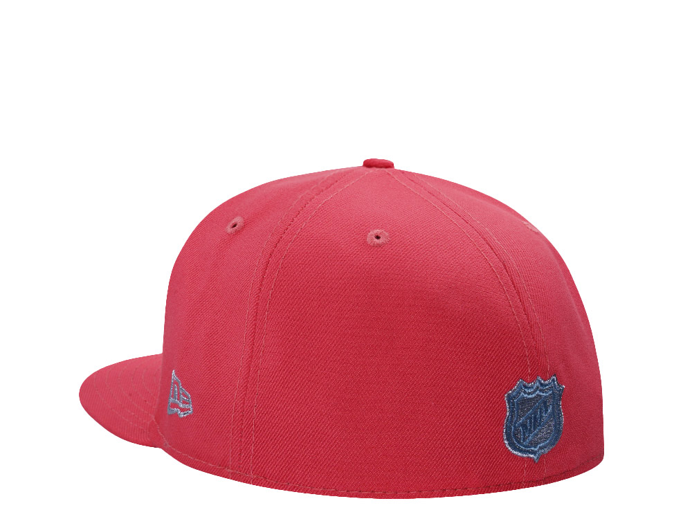 New Era Seattle Kraken Winter Classic Coral Prime Edition 59Fifty Fitted Hat