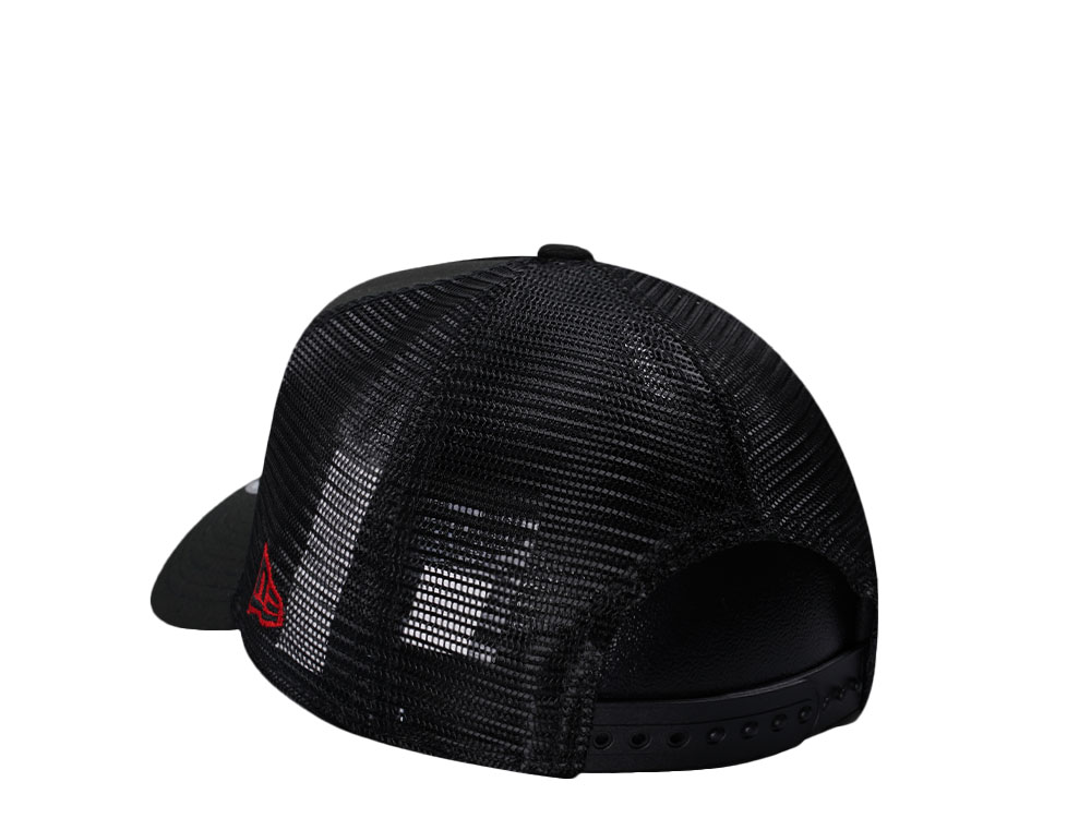 New Era Toronto Blue Jays Black Red 40th Anniversary Trucker 9Forty A Frame Snapback Hat