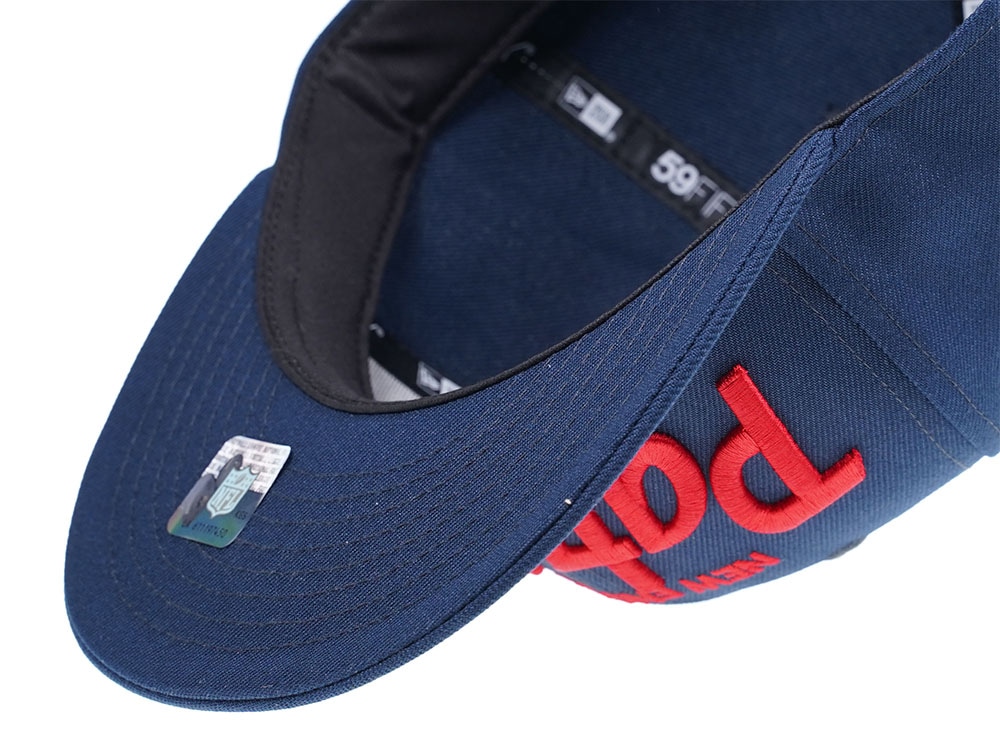 New Era New England Patriots Red Script Edition 59Fifty Fitted Hat