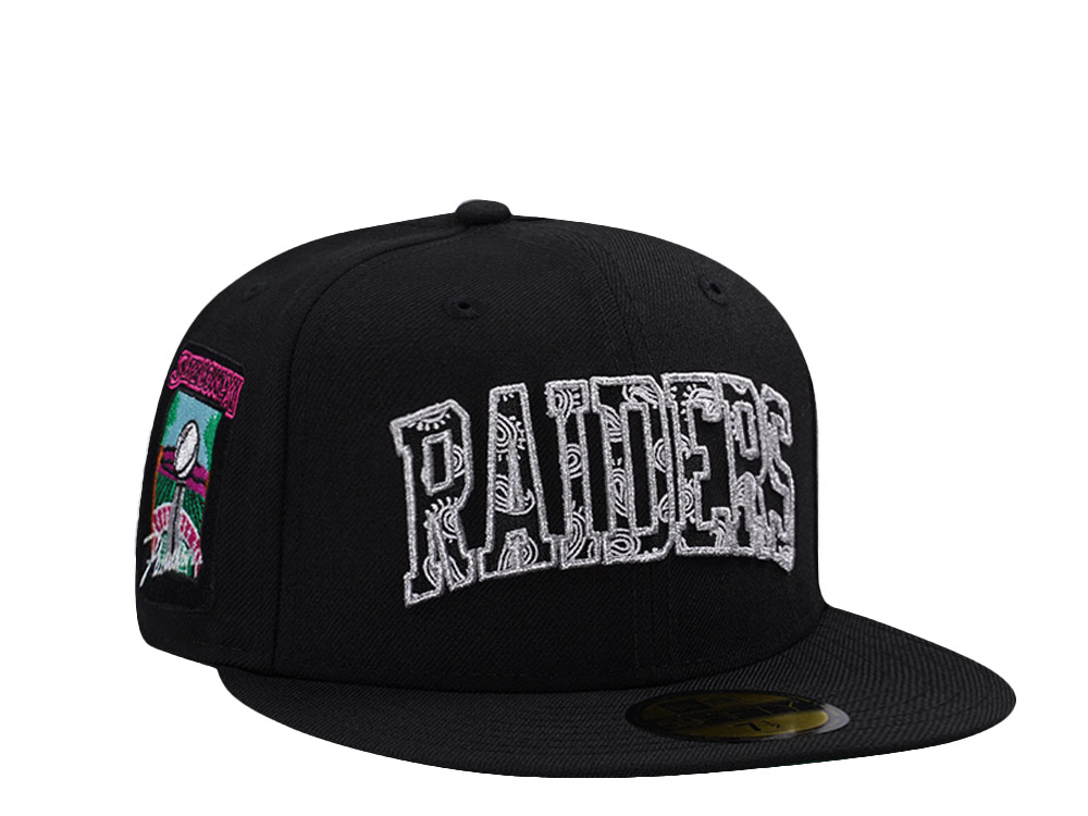 New Era Las Vegas Raiders Super Bowl XI Wool Black Prime Edition 59Fifty Fitted Hat