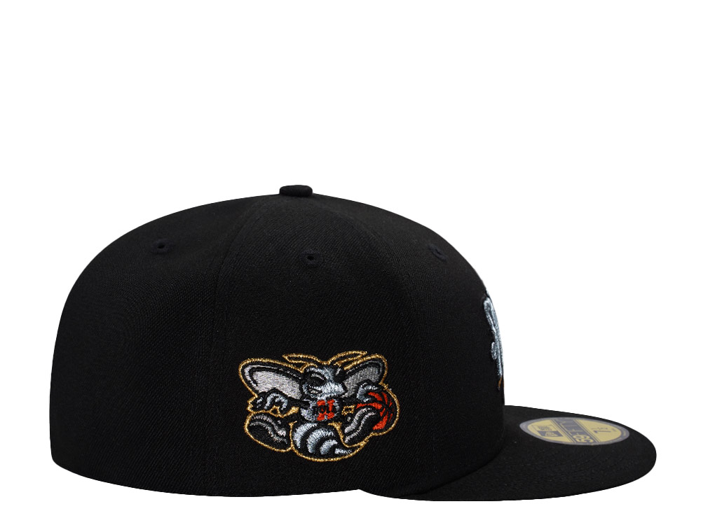 New Era New Orleans Hornets Black Prime Edition 59Fifty Fitted Hat