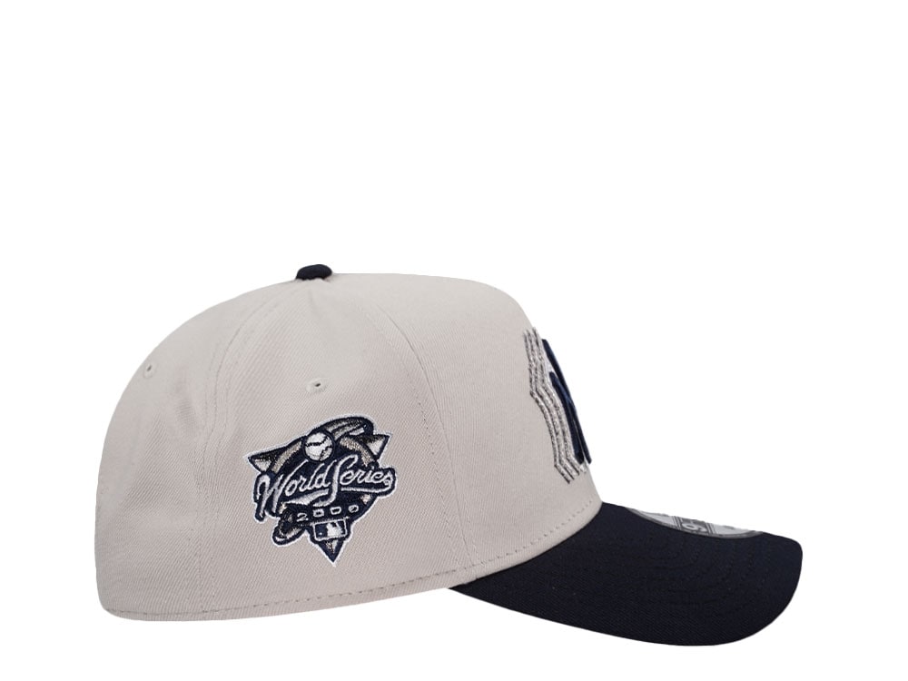 New Era New York Yankees World Series 2000 Fade Stone Two Tone Edition 9Forty A Frame Snapback Hat