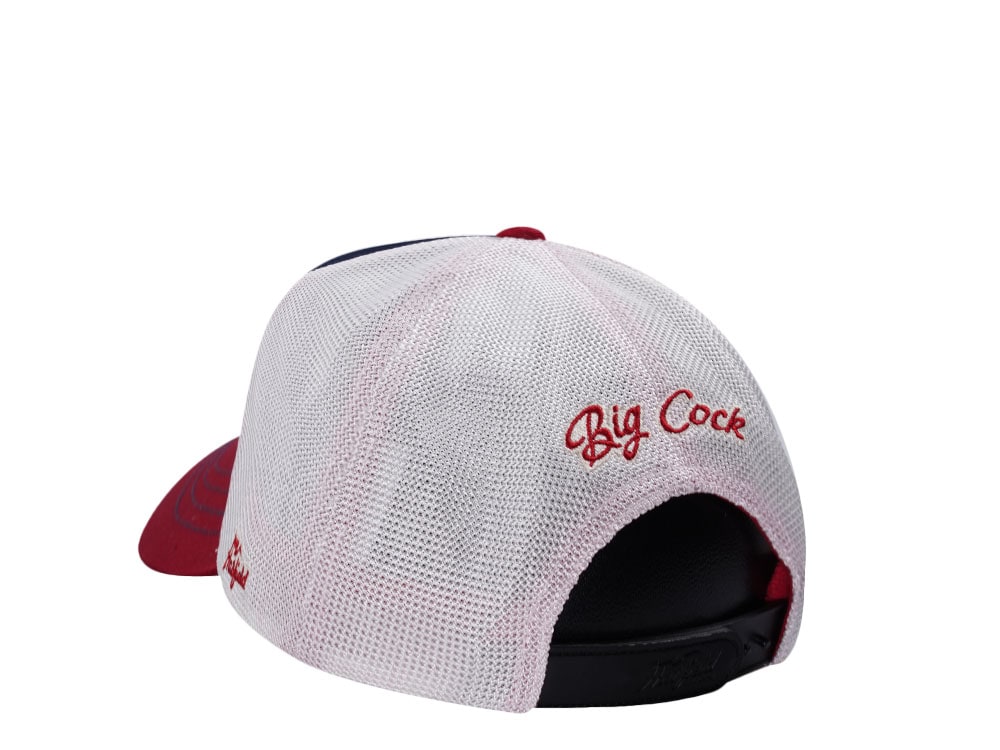 Hatfield Big Cock Navy White Trucker Snapback Hat