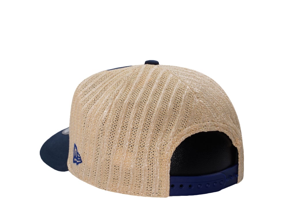 New Era Los Angeles Dodgers Grained Blue Edition 9Fifty Trucker A Frame Snapback Hat