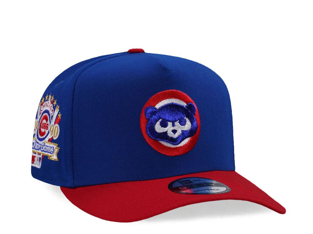 New Era Chicago Cubs All Star Game 1990 Two Tone Edition 9Fifty A Frame Snapback Hat