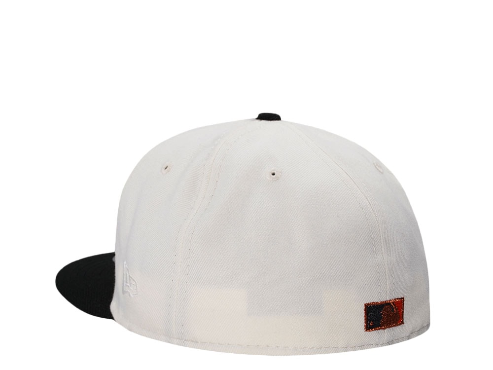 New Era San Francisco Giants 20 AT 24 Chrome Metallic Two Tone Edition 59Fifty Fitted Hat