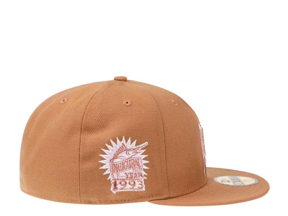 New Era Florida Marlins Inaugural Year 1993 Sweet Gingerbread Edition 59Fifty Fitted Hat