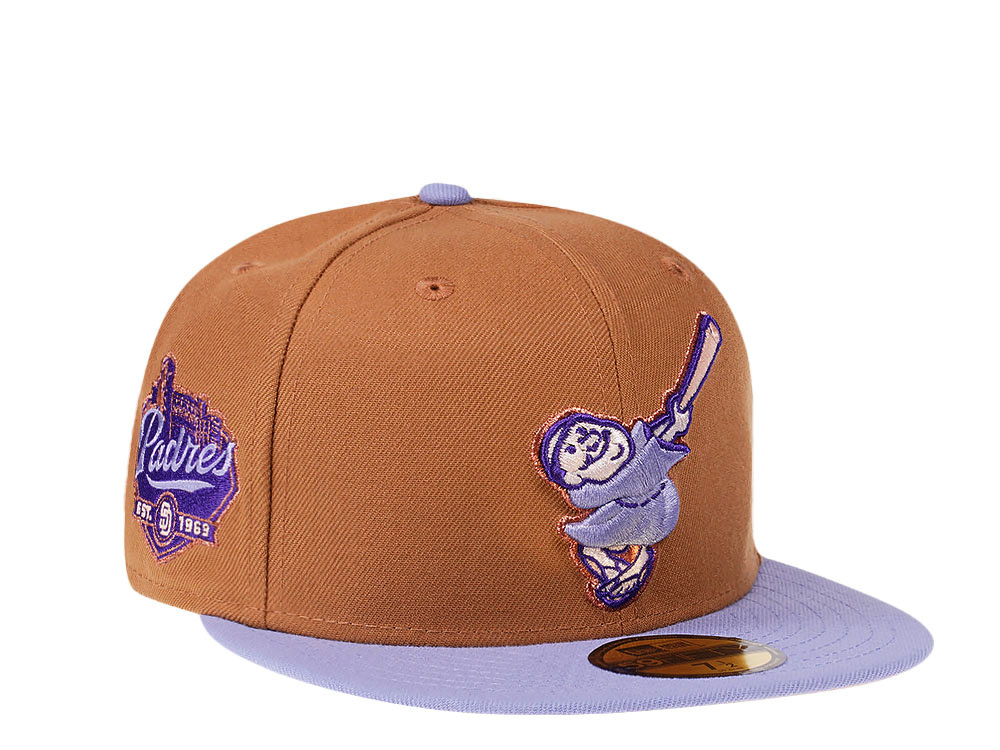 New Era San Diego Padres Uniform Patch Copper Prime Two Tone Edition 59Fifty Fitted Hat