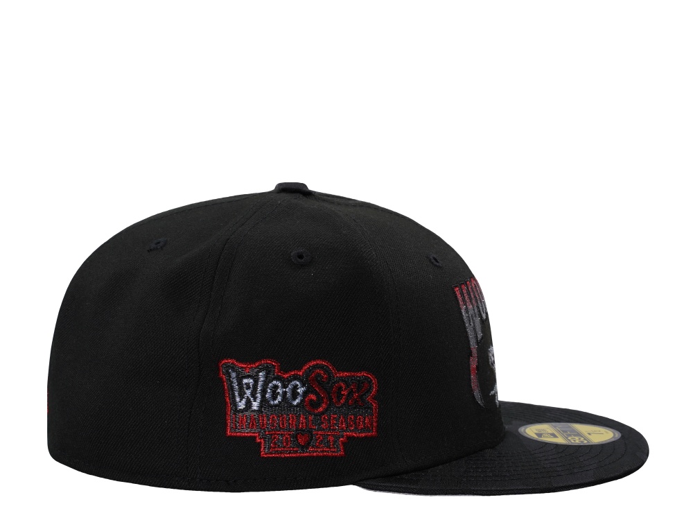 New Era Worcester Red Sox Black Camouflage Prime Edition 59Fifty Fitted Hat