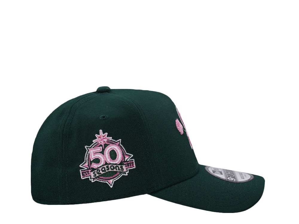 New Era Seattle Mariners 50th Anniversary Dark Green Prime Edition 9Forty A Frame Snapback Hat
