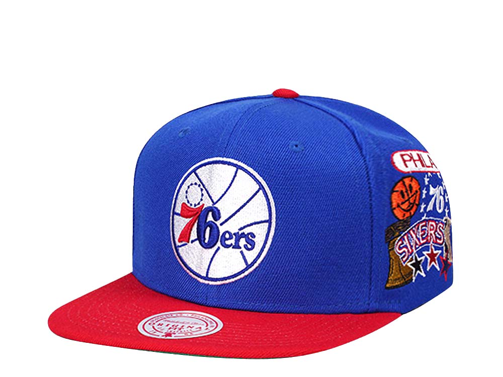 Mitchell & Ness Philadelphia 76ers Patch Overload Hardwood Classic