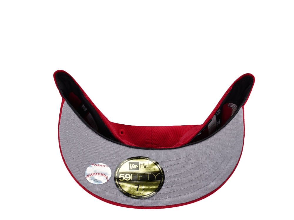New Era Houston Astros Spacecity Red Corduroy Prime Edition 59Fifty Fitted Hat