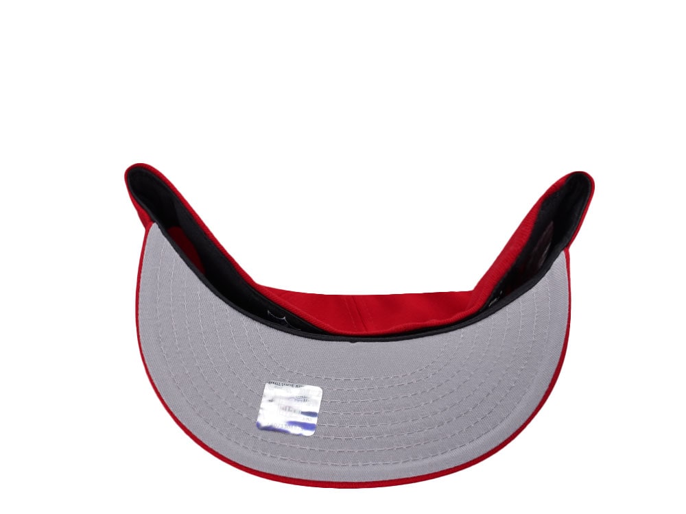 New Era Las Vegas Raiders 60th Anniversary Metallic Script Red Prime Edition 59Fifty Fitted Hat