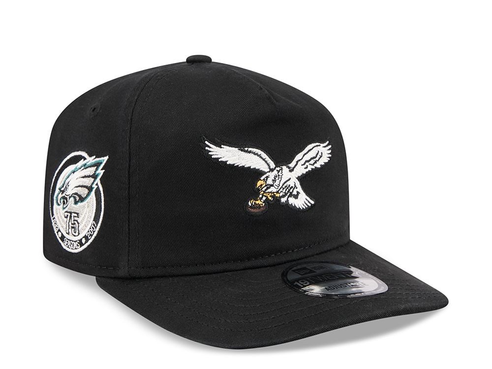 New Era Philadelphia Eagles 75 Seasons Championship Black Edition 19Twenty Snapback Hat