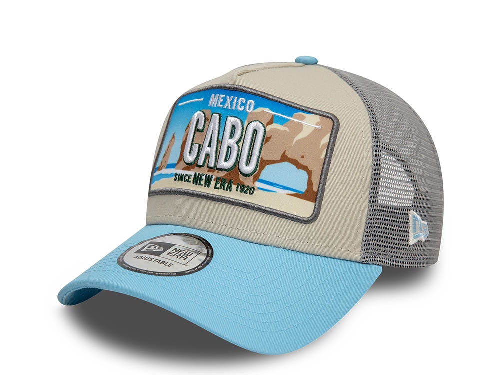 New Era Mexico License Plate 9Forty A Frame Trucker Snapback Hat