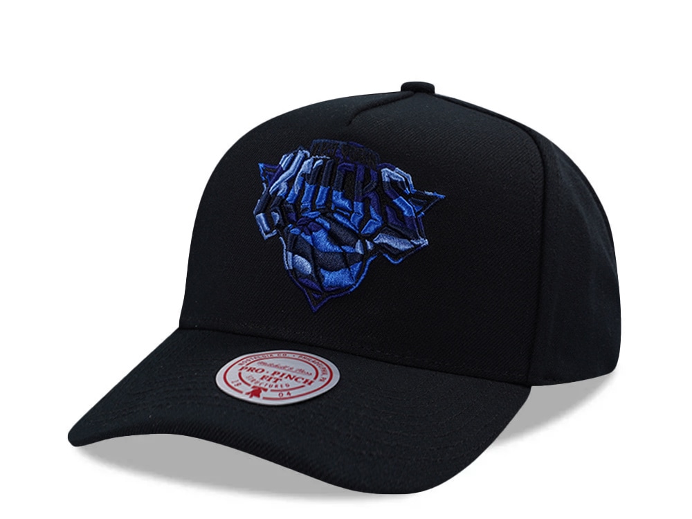 Mitchell & Ness New York Knicks 404 Club Camo Black Edition Pro Pinch Fit Snapback Hat