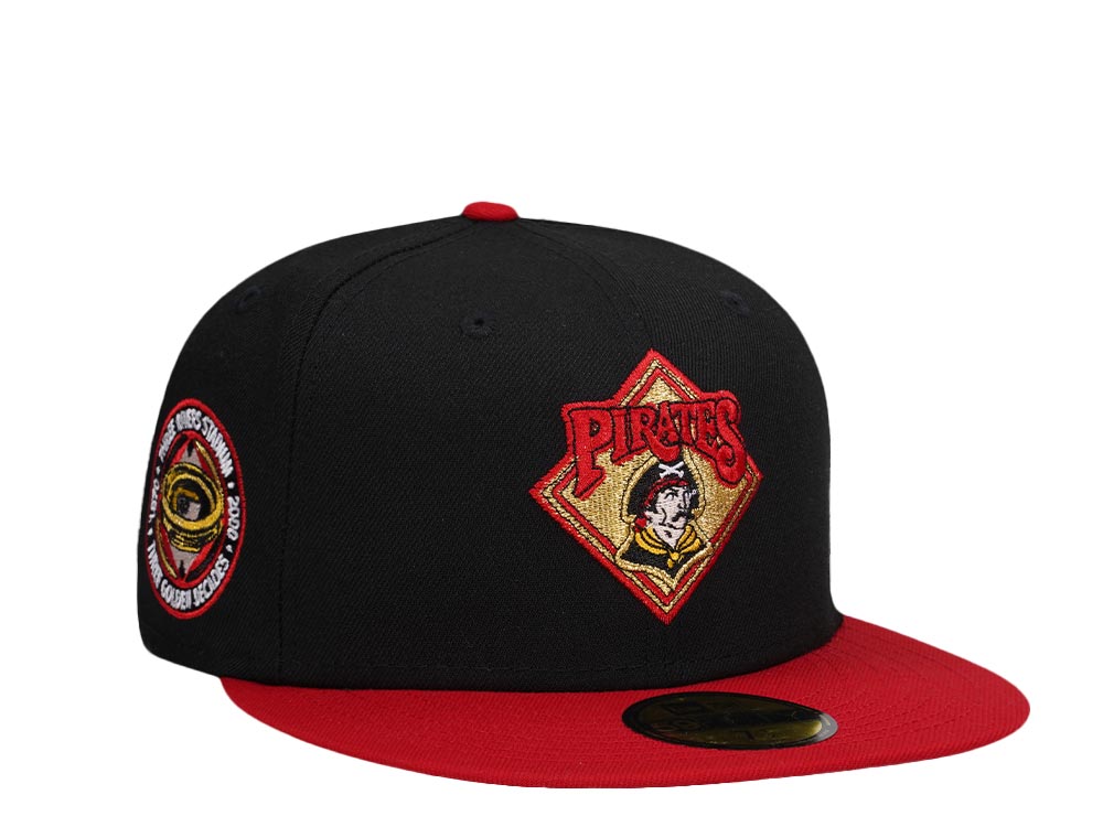 New Era Pittsburgh Pirates Three River Stadium Gold Two Tone Prime Edition 59Fifty Fitted Hat
