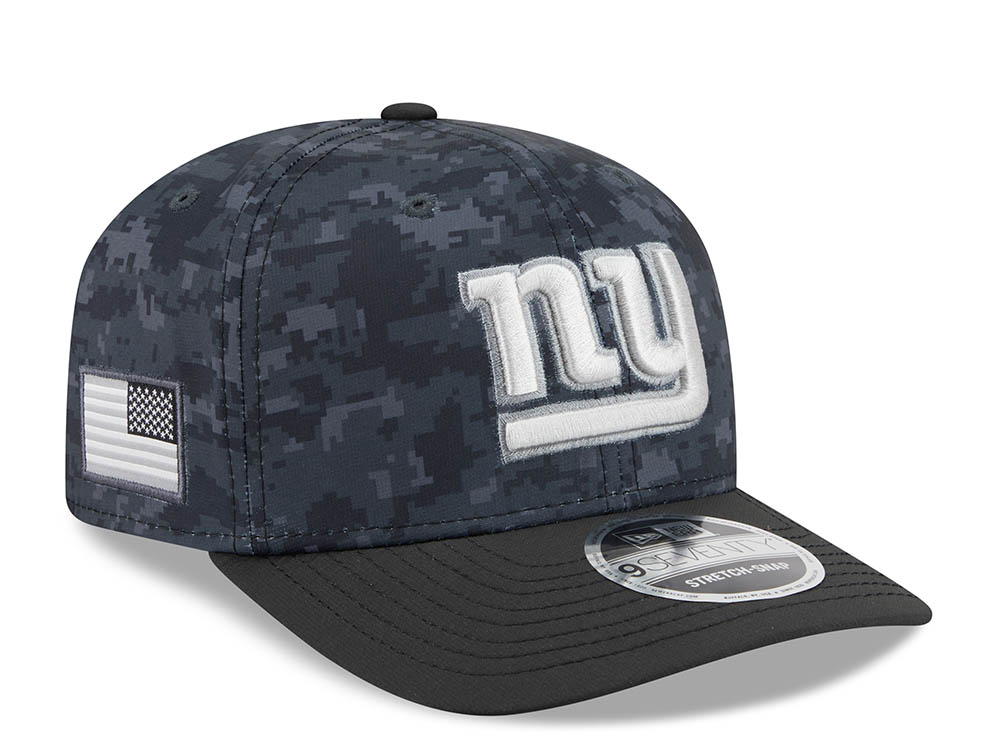 New Era New York Giants NFL Salute to Service 2026 Digi Camo Black 9Seventy Stretch Snapback Hat