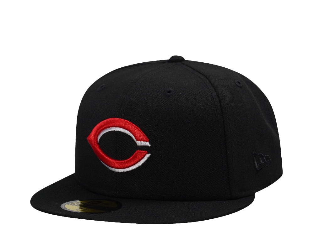 New Era Cincinnati Reds Black Wool Edition 59Fifty Fitted Hat