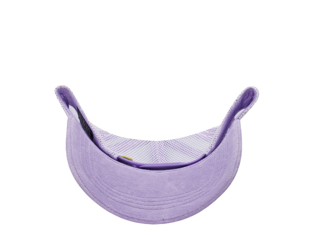 Von Dutch Oval Patch Lavender Velour Edition Trucker Snapback Hat