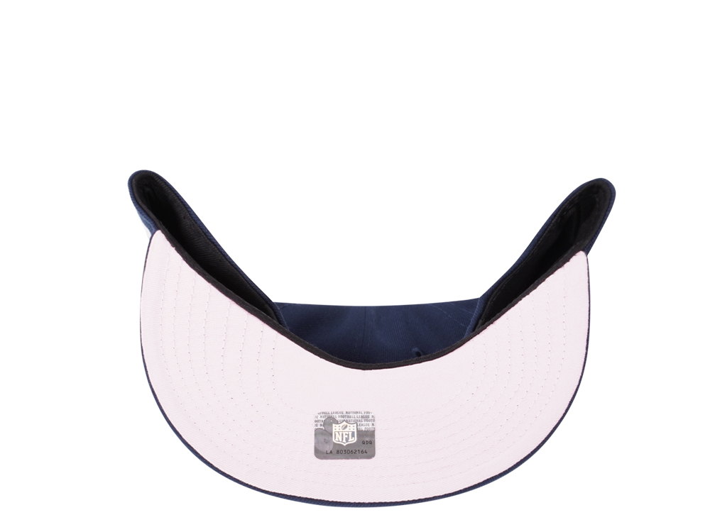 New Era Seattle Seahawks Navy Chainstitchheart Edition 59Fifty Fitted Hat