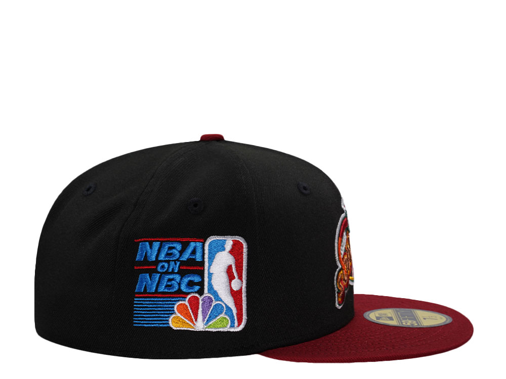 New Era Seattle Supersonics NBA on NBC Black Two Tone Edition 59Fifty Fitted Hat