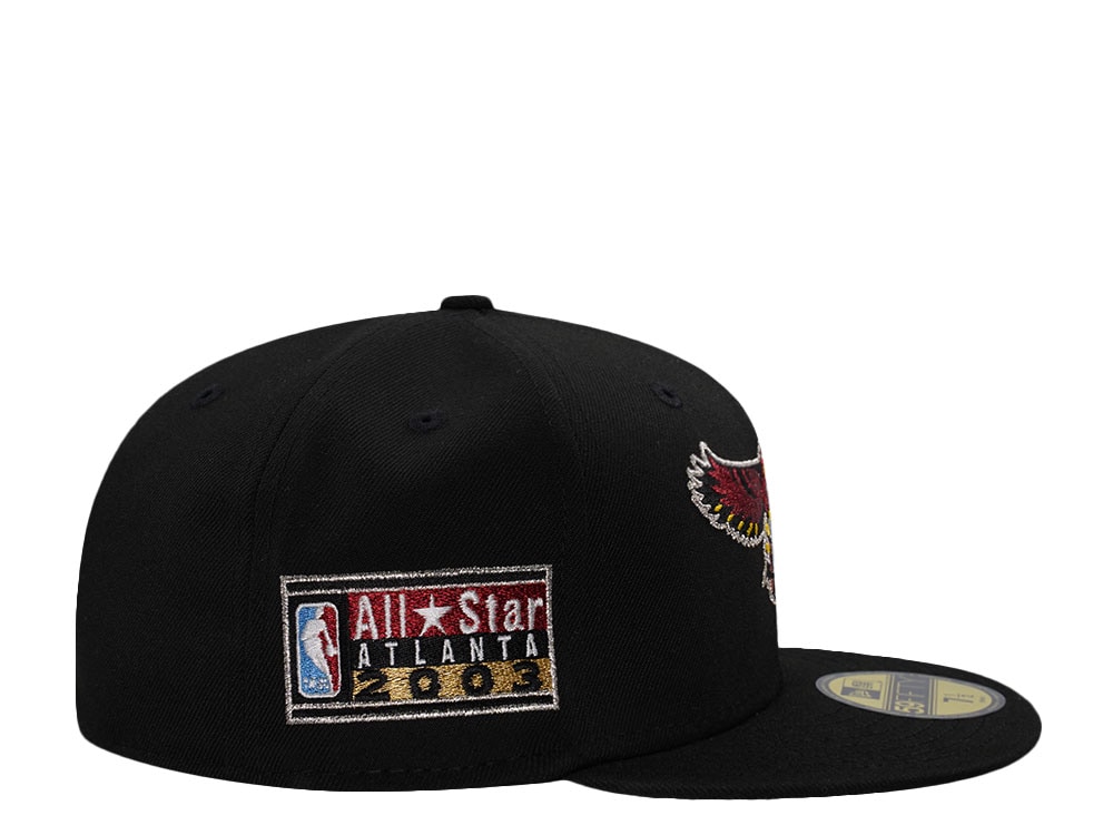 New Era Atlanta Hawks All Star Game 2003 Black Prime Edition 59Fifty Fitted Hat