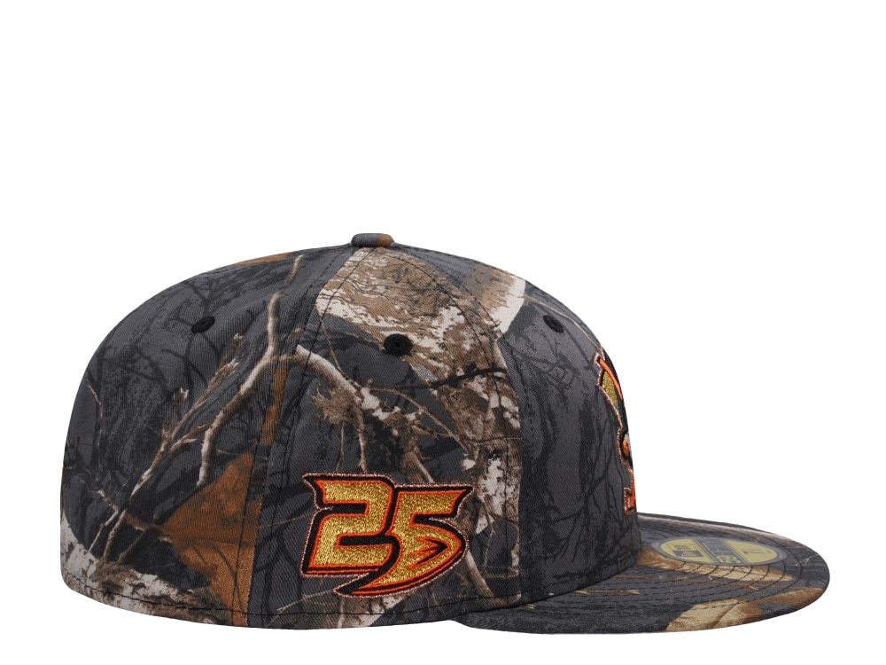 New Era Anaheim Ducks 25th Anniversary Realtree Prime Edition 59Fifty Fitted Hat