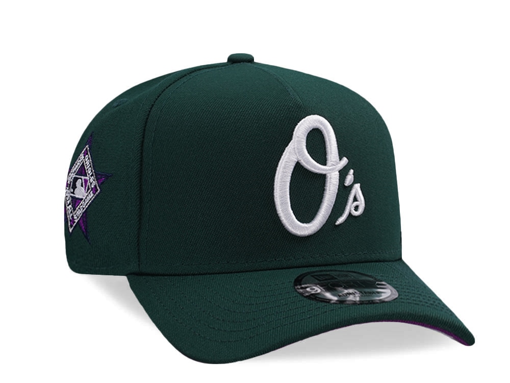 New Era Baltimore Orioles All Star Game 1993 Dark Green Prime Edition 9Forty A Frame Snapback Hat