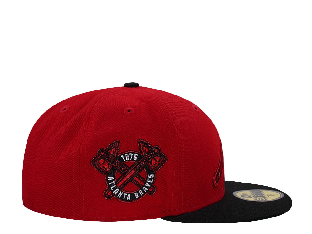 New Era Atlanta Braves 20th Anniversary Red Two Tone Edition 59Fifty Fitted Hat