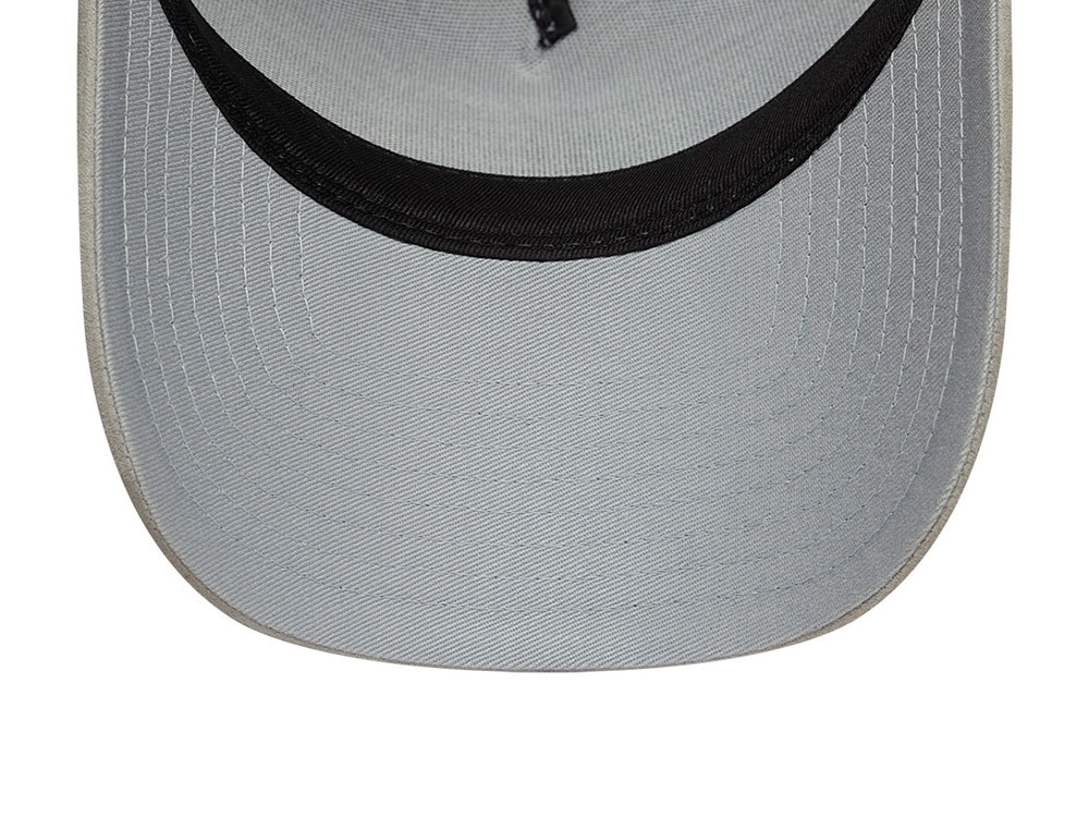 New Era Barcelona Fc Faux Suede Gray Edition 9Forty A Frame Trucker Snapback Hat