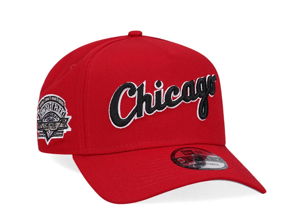 New Era Chicago White Sox Inaugural Season 1991 Red Classic Edition 9Forty A Frame Snapback Hat