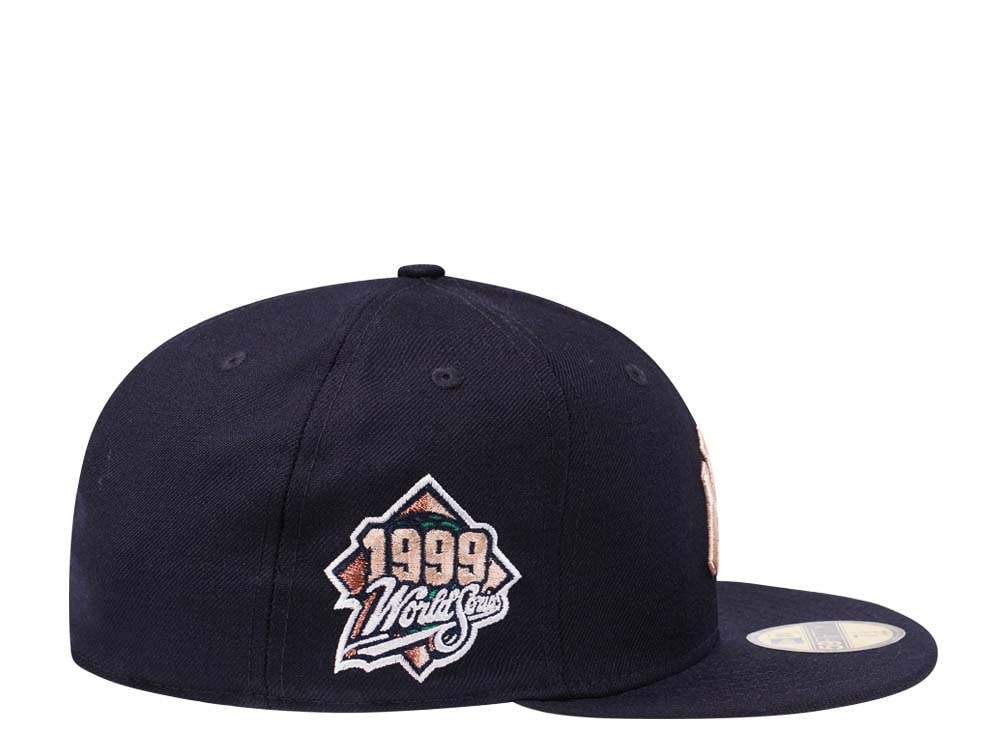New Era New York Yankees World Series 1999 Navy Peach Prime Edition 59Fifty Fitted Hat