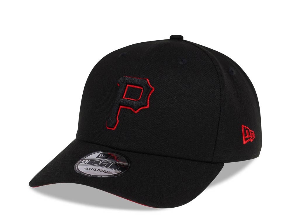 New Era Pittsburgh Pirates Black and Red Edition 9Forty Snapback Hat