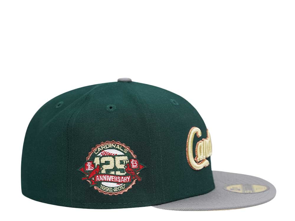 New Era St. Louis Cardinals 125th Anniversary Green Vegas Two Tone Edition 59Fifty Fitted Hat
