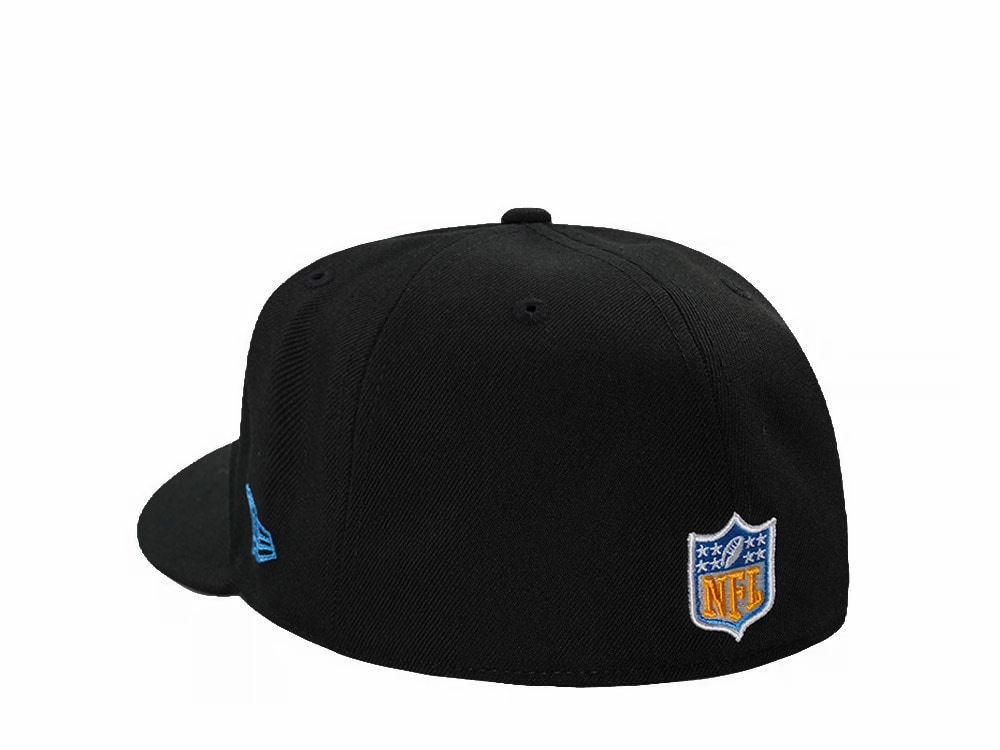 New Era Los Angeles Chargers Black Classic Edition Pre Curved 59Fifty Fitted Hat