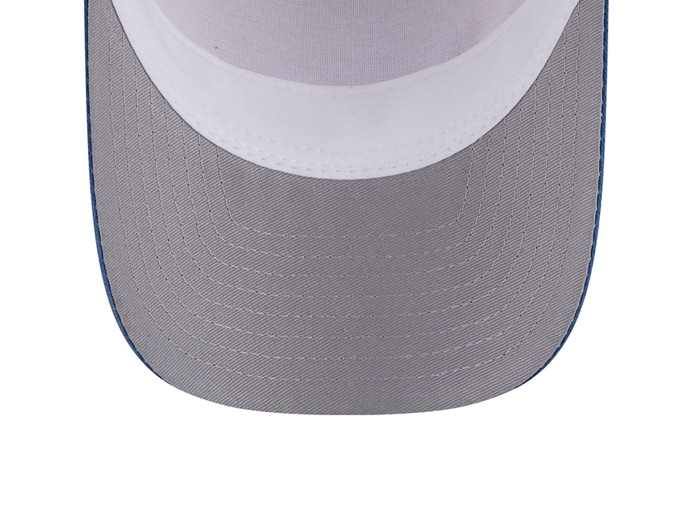 New Era Los Angeles Dodgers Frayed Patch Stone Two Tone Edition 9Forty M Crown A Frame Trucker Snapback Hat
