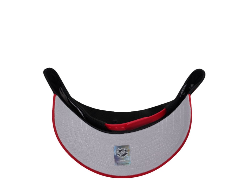 New Era New Jersey Devils 10th Anniversary Gold Two Tone Edition 9Forty A Frame Snapback Hat