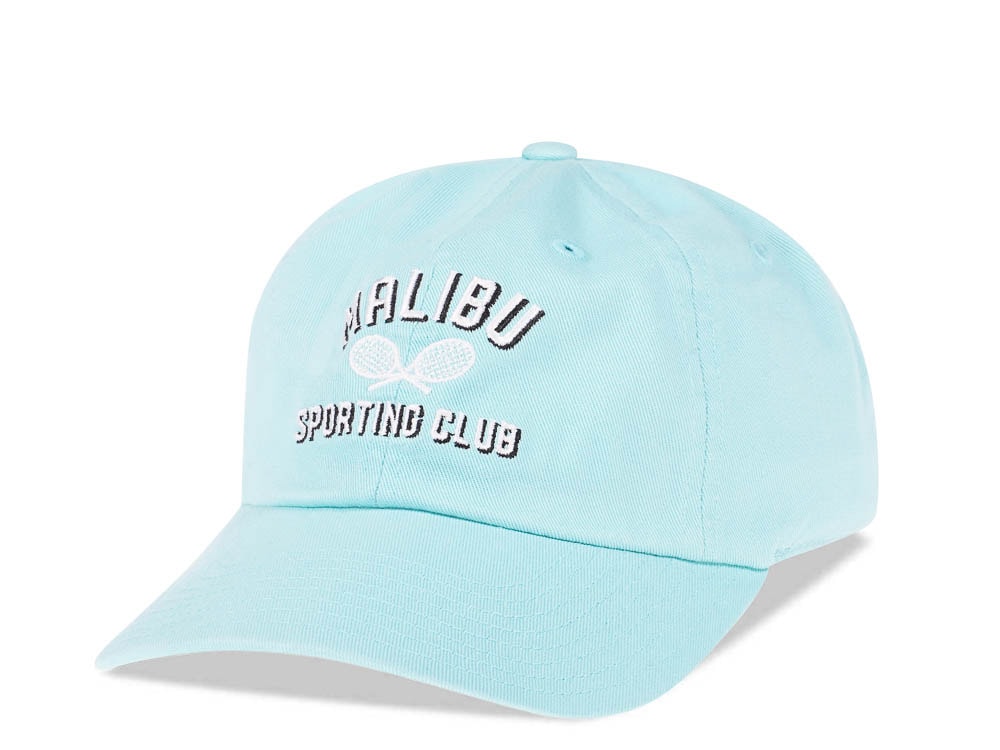 American Needle Malibu Sporting Club Teal Vintage Casual Strapback Hat