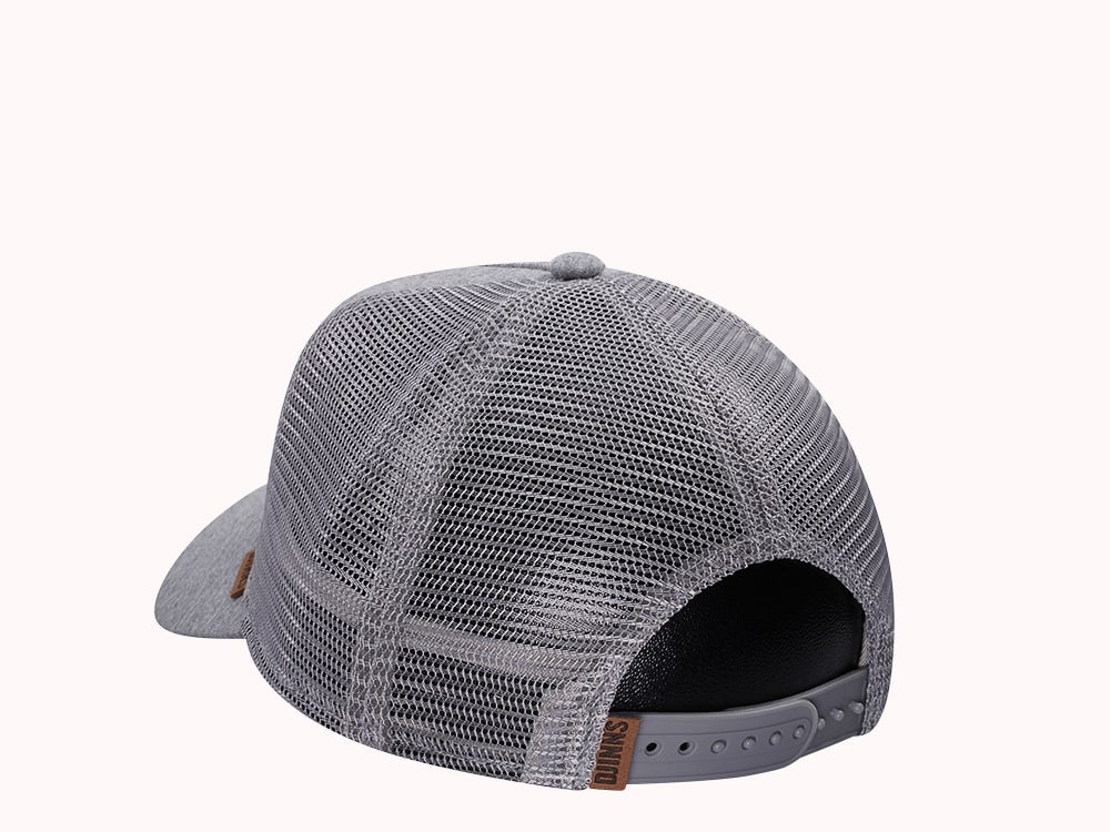 Djinns Jersey Patch Heather Gray Trucker Snapback Hat