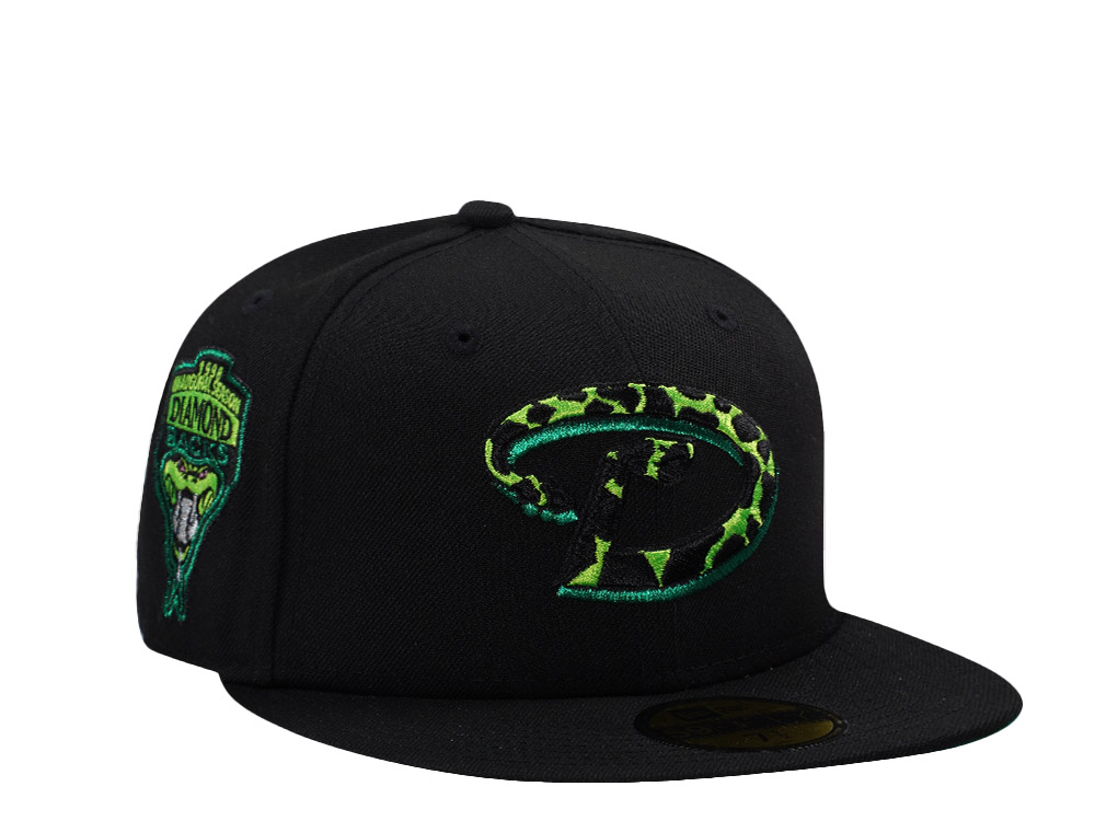 New Era Arizona Diamondbacks Inaugural Season 1998 Black Prime Edition 59Fifty Fitted Hat