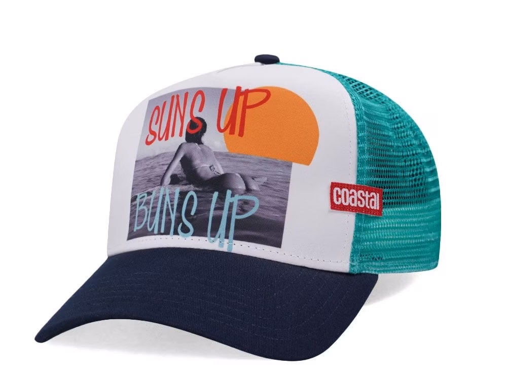 Djinns Suns Up Buns Up Coastal Trucker Snapback Hat