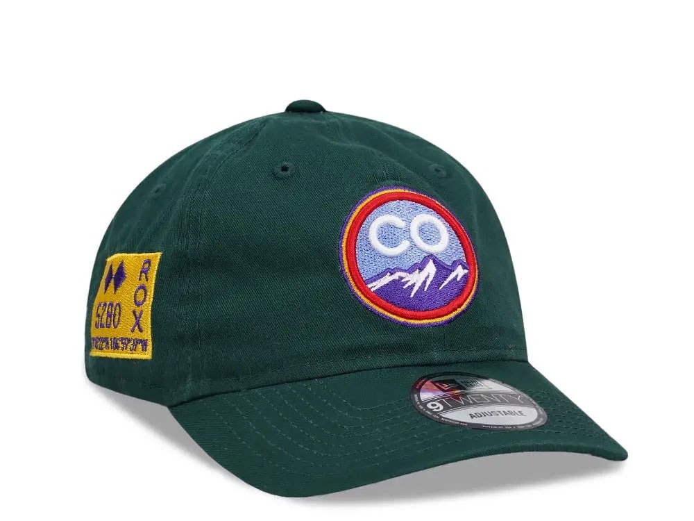 New Era Colorado Rockies 5280 Rox Green Edition 9Twenty Strapback Hat