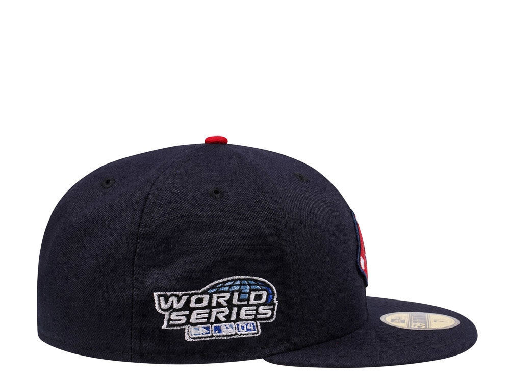 New Era Boston Red Sox World Series 2004 Navy and Red Edition 59Fifty Fitted Hat