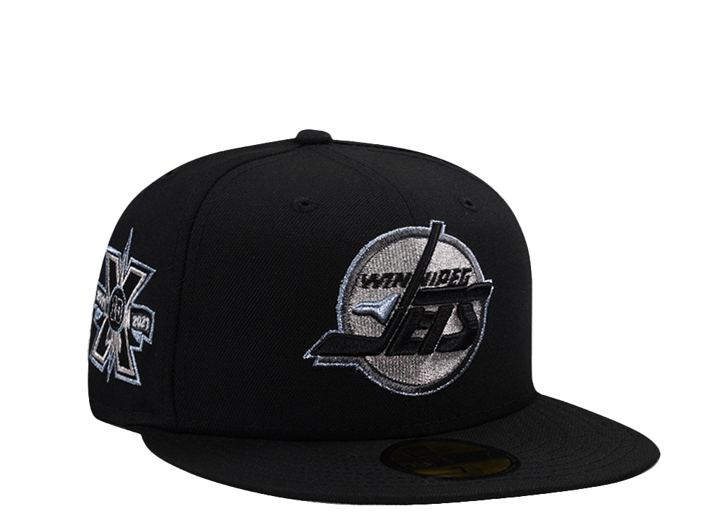New Era Winnipeg Jets 10th Anniversary Black Prime Edition 59Fifty Fitted Hat