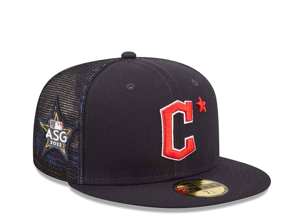 New Era Cleveland Guardians All Star Game 2022 Workout Trucker 59Fifty Fitted Hat