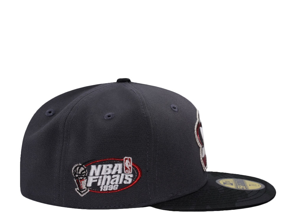 New Era Seattle SuperSonics NBA Finals 1996 Dark Gray Glow In The Dark Moon Edition 59Fifty Fitted Hat
