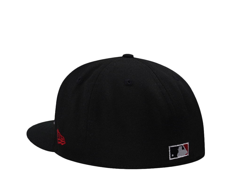 New Era Los Angeles Dodgers 40th Stadium AnniversaryBlack Rose Edition 59Fifty Fitted Hat