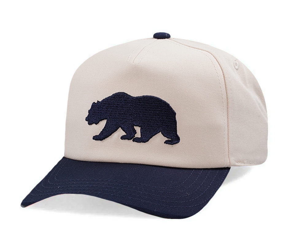 American Needle Roscoe Bear White Two Tone Edition Snapback Hat