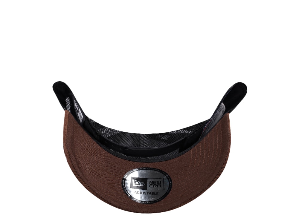 New Era Red Bull Racing Corduroy Brown 9Forty A Frame Trucker Snapback Hat